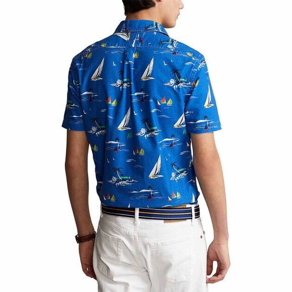 NWT POLO RALPH LAUREN Big Boys  L 14-16 POLO SHIRT OXFORD SAILBOAT SKIPPER new - Picture 6 of 9